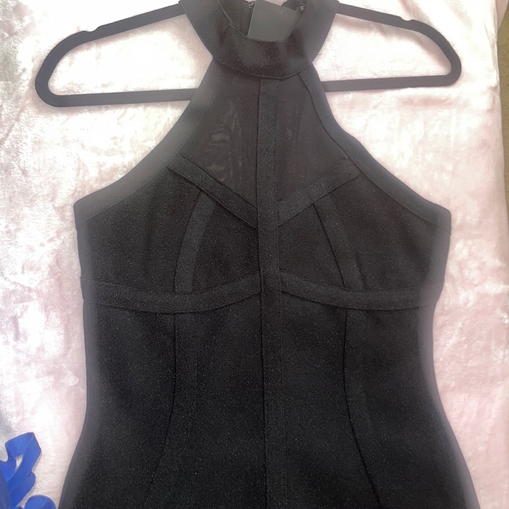 Beautiful black bandage dress medium-sized